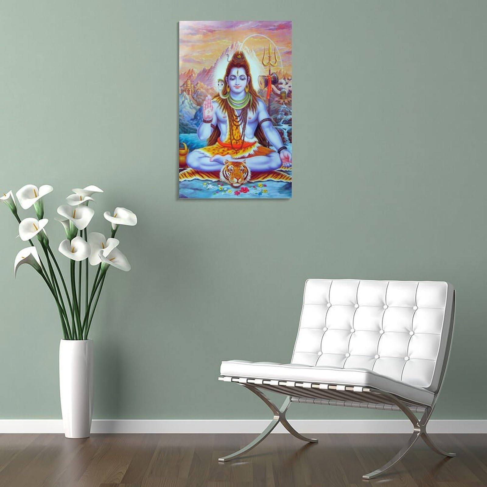 Amazon.co.jp: 壁に の絵画シヴァ神ヒンドゥー教の神々 ヒンドゥー教の